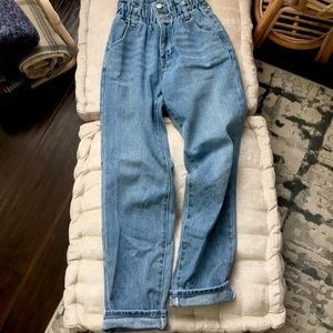 Pacsun Paper Bag Waist, High Waisted Mom Jean